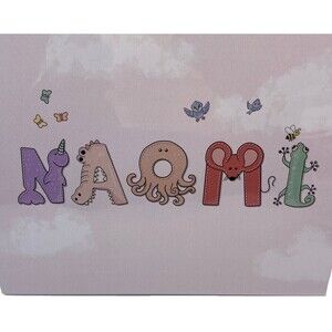 BIGWIG Prints Artistic Naomi Name 8X10 Original Print - Room Decor Wall Art
